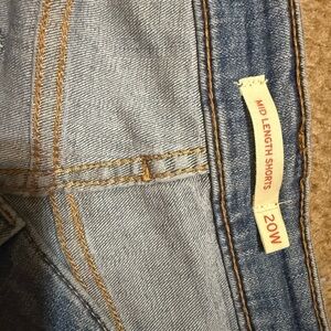 Levi's Women's Blue Denim Shorts